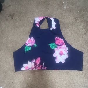 floral crop top